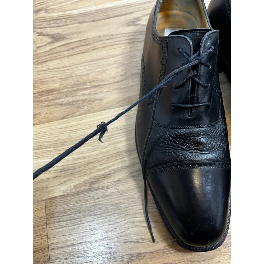 Mezlan men's shoes black‎ oxford 11.5 Nicola